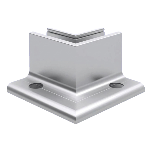 Kozza KE 105 – profilé en L d'angle intérieur 90° pour garde-corps tout verre, aluminium, anodisation mate 000-865 (1)