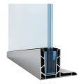 Kozza KE 105 – profilé aluminium de type L pour balustrades tout verre 5000 mm 000-871 (1)