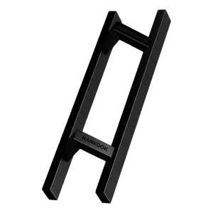 PINOX poignée de porte double face rectangulaire 40×20 mm noir satiné 500 mm