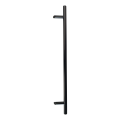 PSG poignée de porte unilatérale ronde noire 32×1200 mm INOX 304 – fixation 45° 000-721 (1)