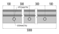 Kozza KE 105 – profilé aluminium en L pour balustrades entièrement vitrées 5000 mm noir 000-872 (9)