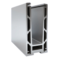 Kozza KF 1000 – profilé aluminium en U pour balustrades entièrement vitrées 5000 mm avec évacuation d'eau 000-878 (2)