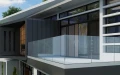 Kozza KF 1000 – profilé aluminium en U pour balustrades entièrement vitrées 5000 mm avec évacuation d'eau 000-878 (4)