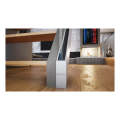 Kozza KE 120 – profilé U pour balustrades entièrement vitrées 5000 mm, fixation latérale 000-877 (4)