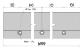 Kozza KE 120 – profilé U pour balustrades entièrement vitrées 5000 mm, fixation latérale 000-877 (7)