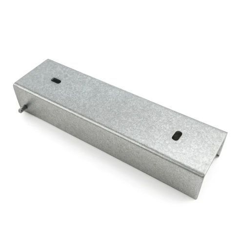 Profil en U connecteur support pour soubassement 200x55 galvanisé GPV-700-24 (1)