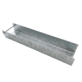 Profil en U connecteur support pour soubassement 250x50 galvanisé GPV-700-39 (2)