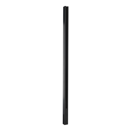 Poteau d'angle garde-corps 45x45x1283mm verre 8,72mm gris foncé Kozza KR7500 000-890 (1)
