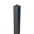 Poteau d'angle garde-corps 45x45x1283mm verre 8,72mm gris foncé Kozza KR7500 000-890 (4)