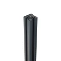 Poteau d'angle garde-corps 45x45x1283mm verre 8,72mm gris foncé Kozza KR7500 000-890 (5)