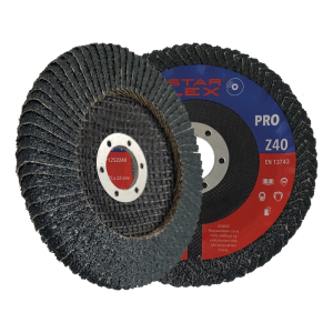 Starflex PRO – disque à lamelles pour soudures d'angle 125 mm, granulométrie 40