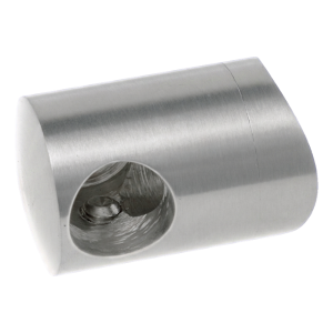 PSG support terminal droit de balustrade pour barre ø 12 mm sur tube ø 42,4 mm – acier inoxydable AISI 304 satiné