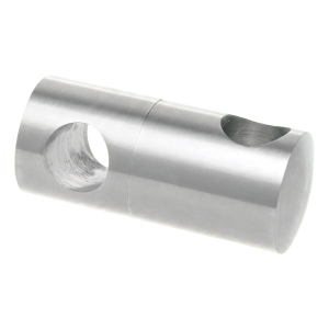 PSG support traversant double pour balustrade pour tige Ø 12 mm – acier AISI 304 satiné