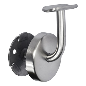 Fixation murale de main courante de balustrade ø 42,4 mm en acier inoxydable AISI 304 – satiné