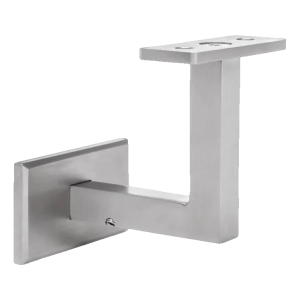 Support mural pour main courante carrée 70x40 mm – acier inoxydable AISI 304 satiné