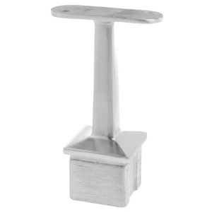 Support PSG pour main courante plate collé sur poteau 40×40 mm – acier inoxydable AISI 304 satiné