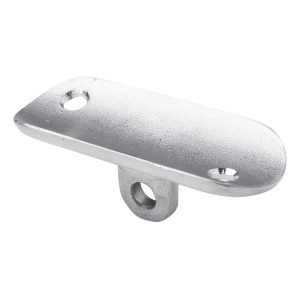 Platine de montage de main courante articulée plate 64x24 mm – acier inoxydable AISI 304 satiné