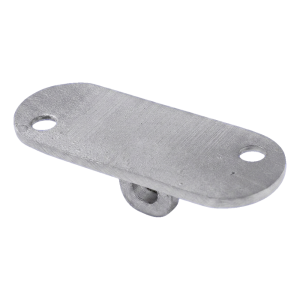 Postal – Plaque de montage articulée pour main courante plate 64×24 mm AISI 304 satiné