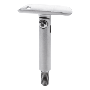 Tige articulée de support de main courante fi 14×75 mm – acier inoxydable AISI 304, satiné