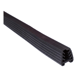 PSG joint d'étanchéité en caoutchouc pour main courante posée sur verre 8–11 mm, 24×24 mm / 5 m