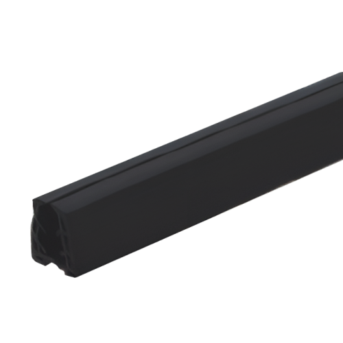 Joint d'étanchéité PSG pour main courante posée sur verre 20–21,5 mm – profil 24×24 mm, L=2500 mm 001-077 (1)