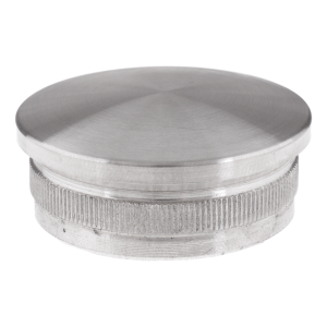 Bouchon bombé à enfoncer pour tubes de rambardes Ø42,4 mm AISI 316 satiné