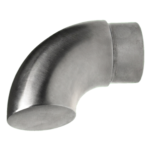Terminaison de main courante de balustrade – coude fermé pour tube 42,4 mm AISI 304 poli