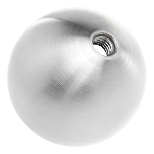 Boule creuse vissée ø60 mm avec filetage M8 – acier inoxydable AISI 304 satiné