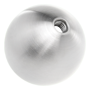 Boule de balustrade vissée ø 80 mm acier inoxydable AISI 304 satiné M10