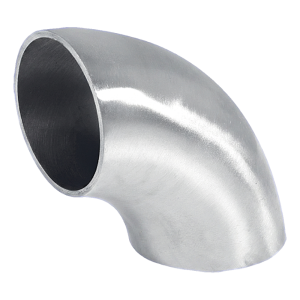 Coude hambourgeois de balustrade 90° à souder 42,4×2 mm – acier inoxydable AISI 304 satiné