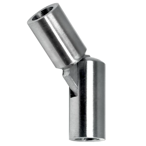 Postal – coude articulé de balustrade 90°–180° pour tige ø 12 mm, AISI 304 satiné 001-146 (1)