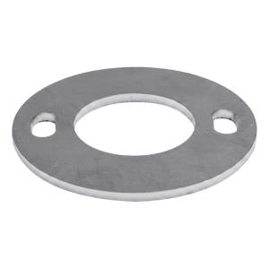 Base de poteau de balustrade à souder Ø 80 mm – acier inoxydable AISI 304, système 42,4 mm