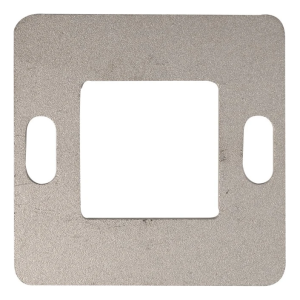 Plaque de montage pour balustrade 80×80 mm AISI304 système 40×40 surface brute