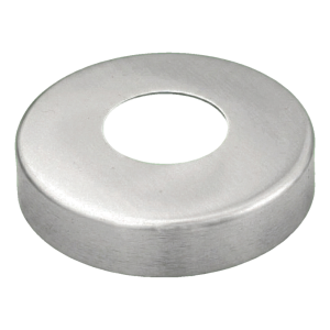 Rosace de masquage pour tube Ø 42,4 mm – cache de balustrade en acier 105 mm poli