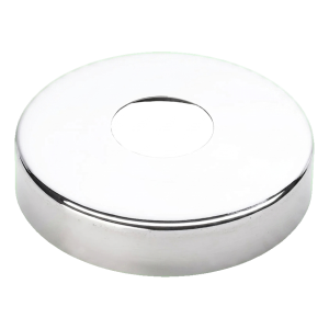 Rosace de masquage ronde pour tube Ø42,4 mm – acier inoxydable AISI 304, poli