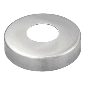 Rosace de masquage ronde pour tube Ø48,3 mm – acier inoxydable AISI 304, satiné