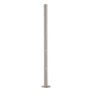 PINOX – poteau de balustrade d'angle ø 42,4 mm non armé AISI 304 satiné