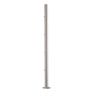 PINOX – poteau de balustrade intermédiaire ø 42,4 mm inox AISI 304 satiné