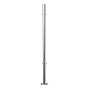 PINOX poteau de balustrade intermédiaire fi 42,4 mm × 981 mm – acier inoxydable AISI 304, satiné