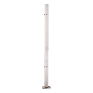 PINOX poteau de balustrade d'angle 40x40x981 mm acier inoxydable AISI 304 satiné