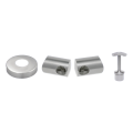PSG poteau de balustrade d'angle en acier AISI 304 ø42,4 mm H1060 mm avec supports pour tubes ø12 mm 001-206 (3)