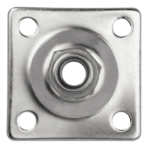 PSG plaque support charnière réglable M16 80×80 mm – acier inoxydable AISI 304