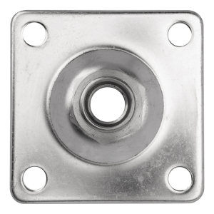 PSG platine sous gond réglable M20 – acier inoxydable AISI 304, 100×100 mm