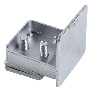 PSG embout de profil de rail de portail coulissant autoportant 60×60 mm – galvanisé