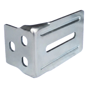 Support PSG pour récepteur de butée de portail coulissant autoportant 130×75 mm