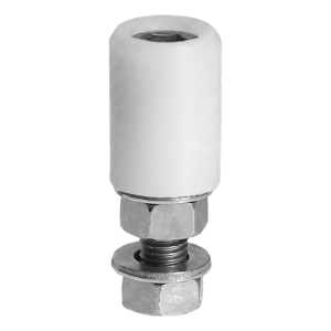 PSG roulette de guidage pour portail coulissant FI 30 mm blanche