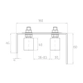 PSG guidage supérieur réglable pour portail coulissant avec galets 160 mm 001-261 (3)