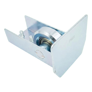 PSG Galet de guidage de portail avec terminaison 100×89 mm – pour portails coulissants autoportants