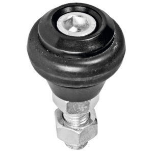 PSG galet guide caoutchouté FI 42 mm pour portails coulissants – filetage M12