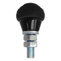 PSG galet de guidage caoutchouté ø 31 mm pour portails coulissants avec tige filetée M10 001-276 (1)